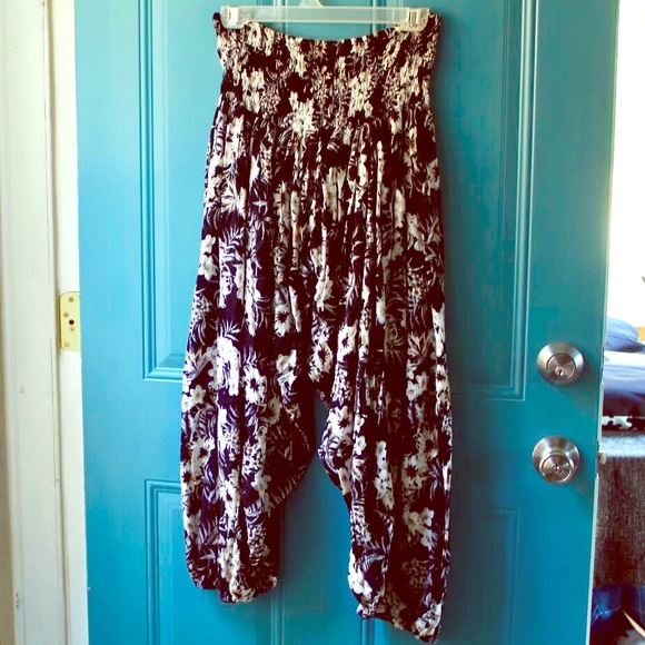 H&M Pants - Boho Floral Harem Pants